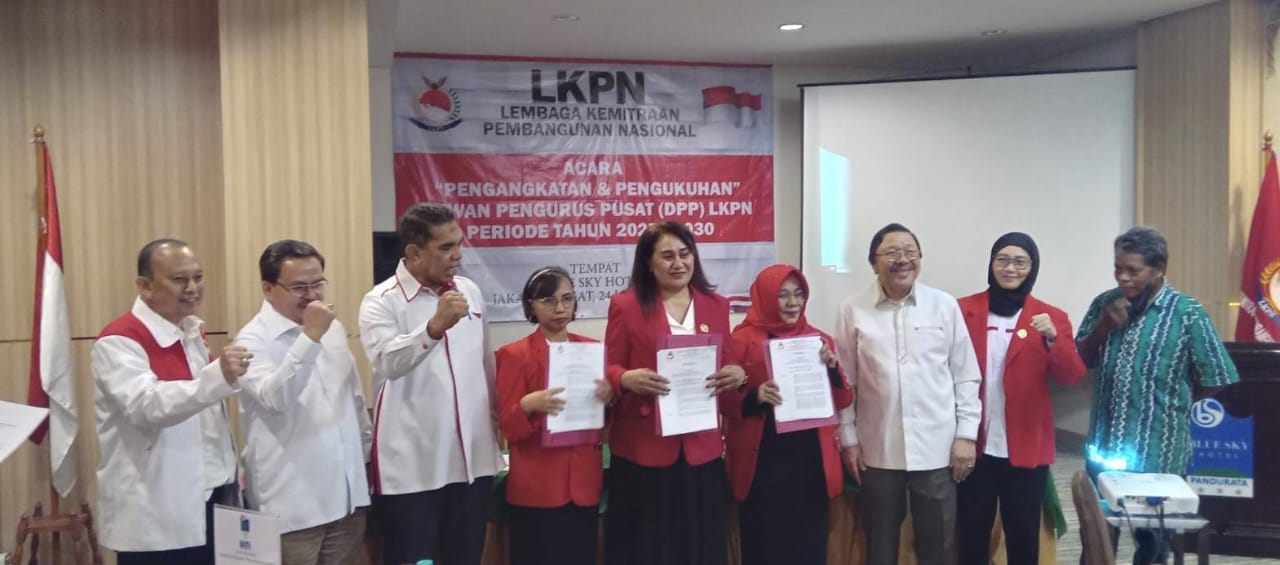 Pengukuhan dan Pengangkatan Pengurus DPP LKPN Periode 2025 – 2030