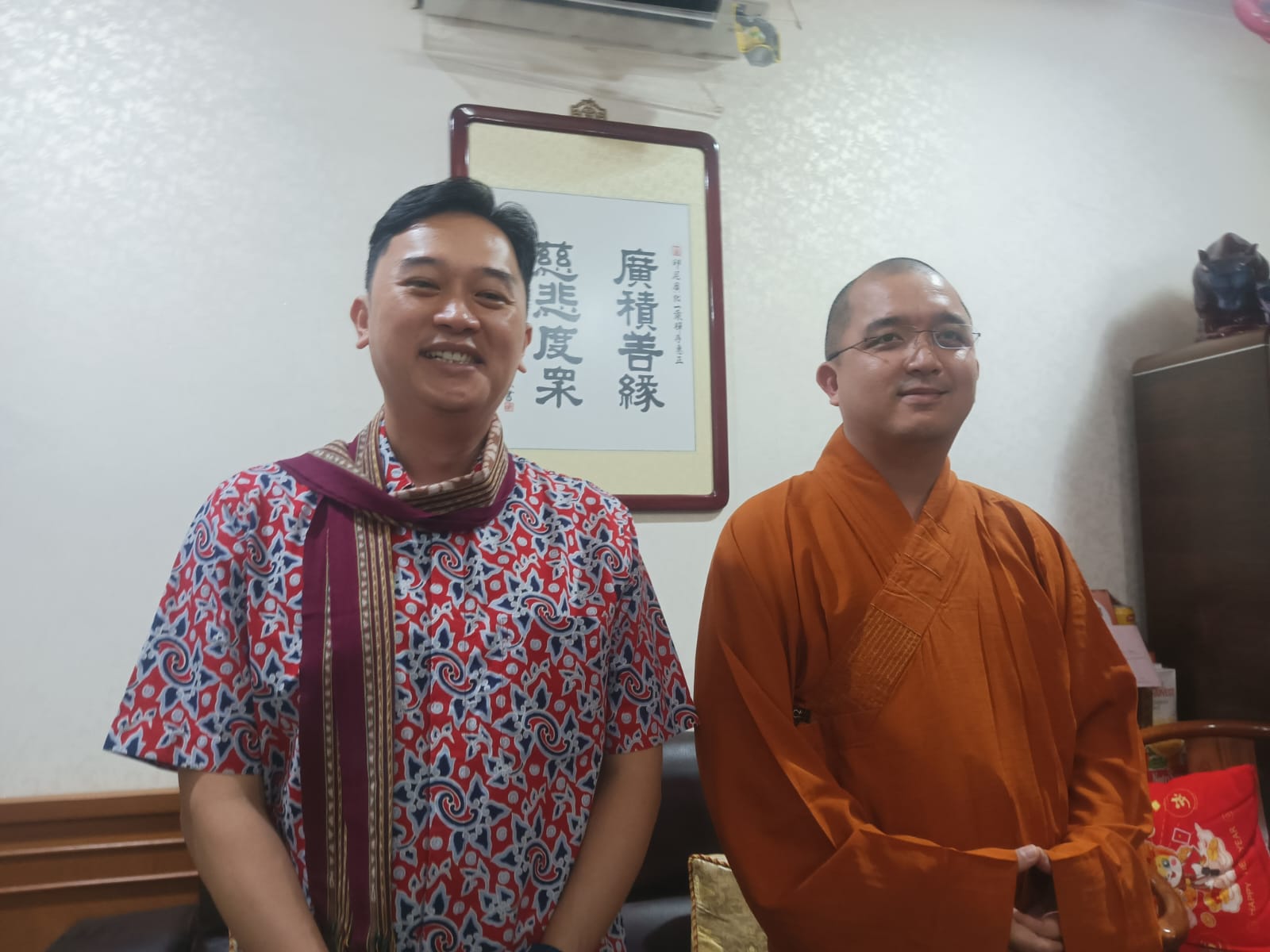 Rayakan Imlek di Wihara Ekayana Arama, Kevin Wu Ajak Teladani Fase Kehidupan Budha Gautama