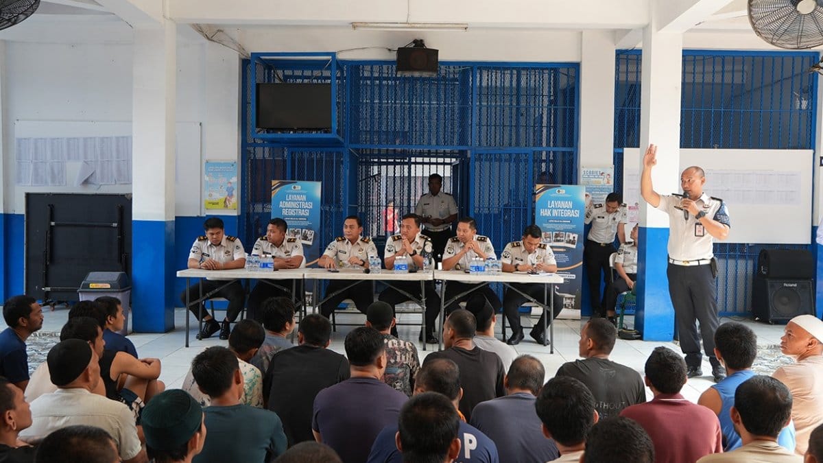 Lapas Kelas IIA Cibinong Sosialisasikan Hak dan Kewajiban Warga Binaan
